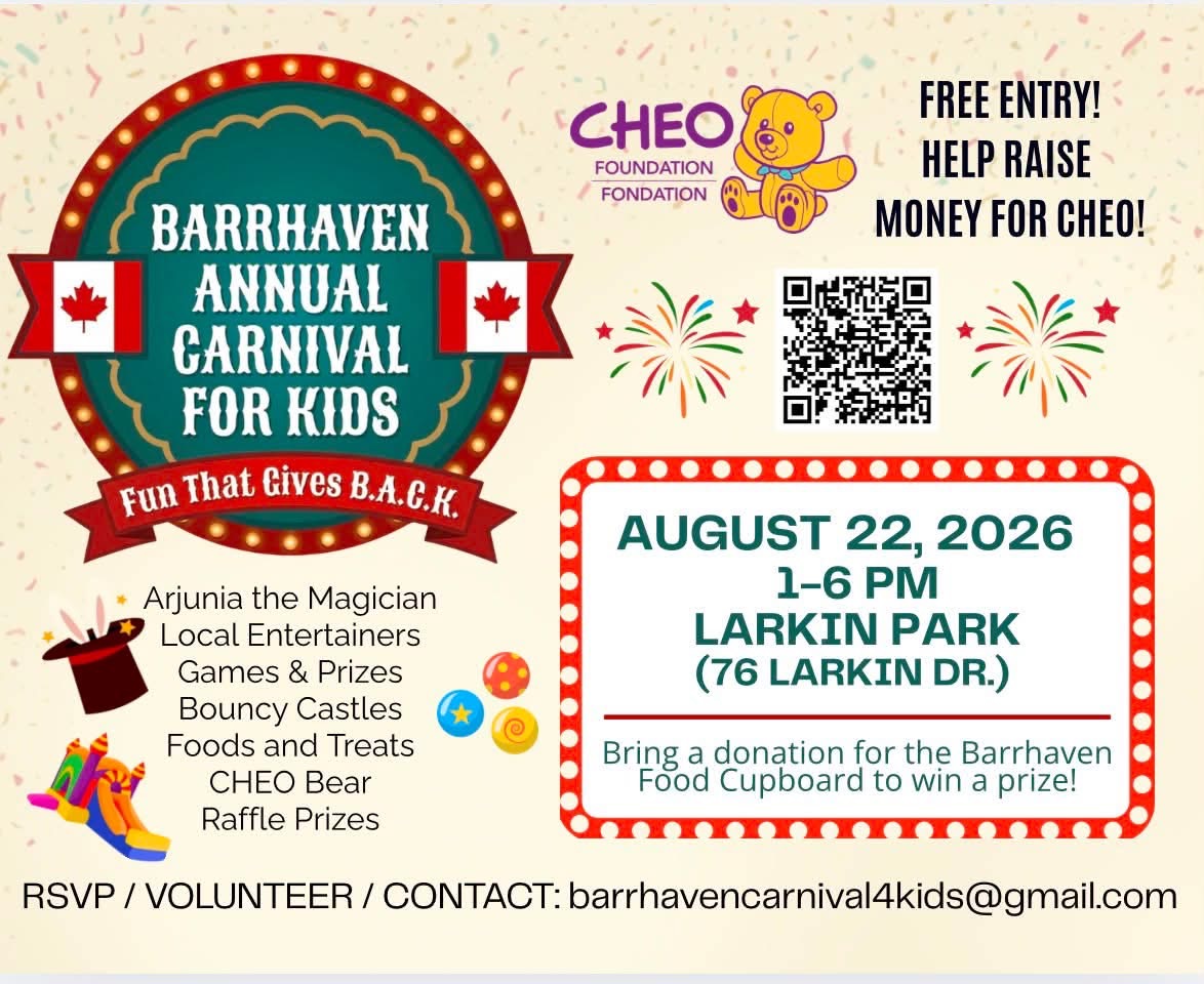 Barrhaven Annual Carnival for Kids