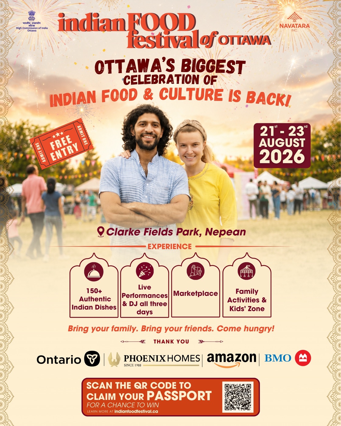 Indian Food Festival of Ottawa poster