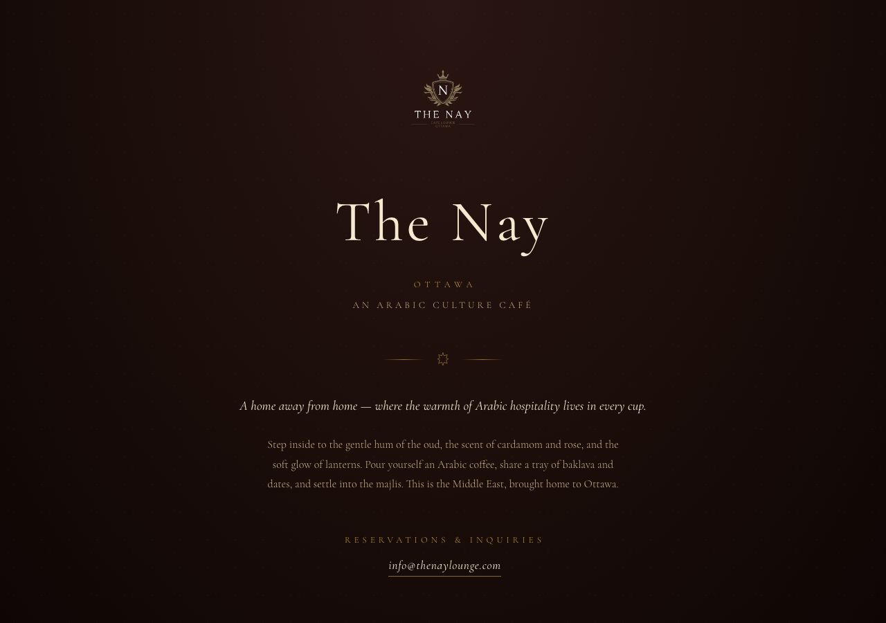 Homepage of The Nay Lounge